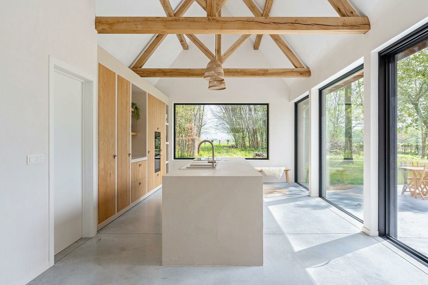 Het idee, hand in hand met de materialen en de aanpak